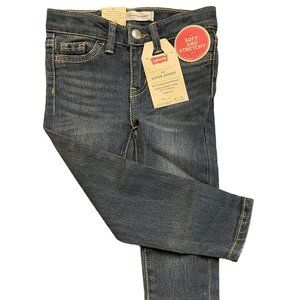 Levi's Toddler Girls 710 Super Skinny Soft and Stretchy Jeans - Blue 2T